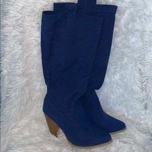 Like New Charles Albert blue Western Boot